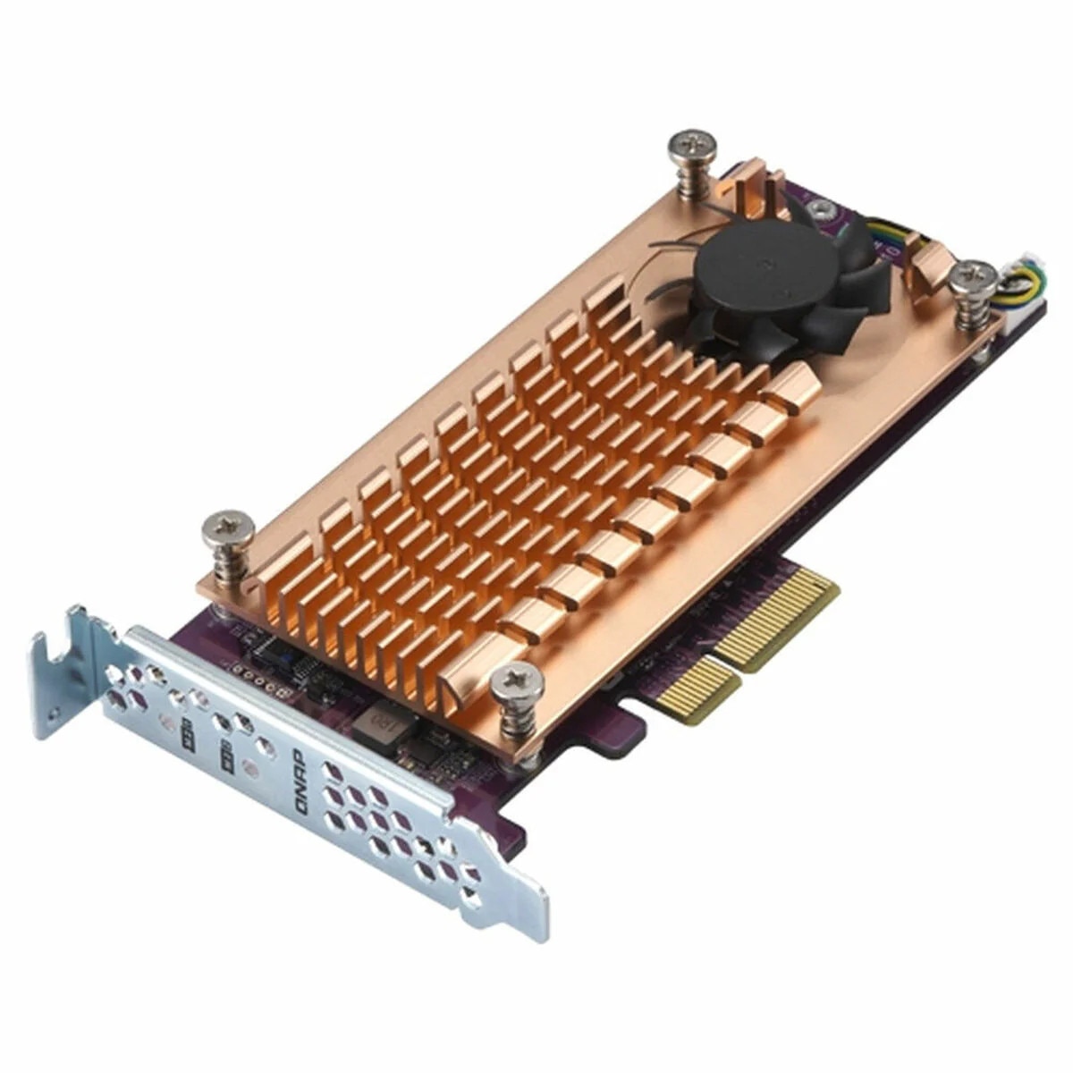Adaptor intern M.2 QNAP QM2, PCIe 2.0, cu suport de montare, cu