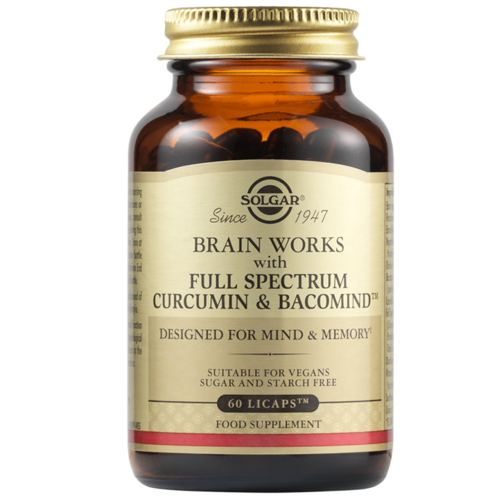 Brain Works with Full Spectrum Solgar, Niavis, 60 capsule