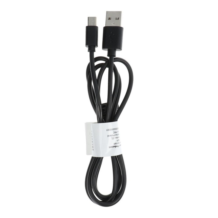 Cablu de date Universal, USB-MicroUSB, Lungime 1m, Negru