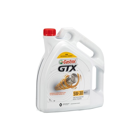 Моторно масло Castrol, GTX RN17, 5W30, синтетично, 5L - eMAG.bg