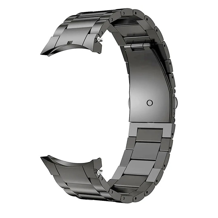 Curea Titan, MTP Titanium Band, Compatibila Galaxy Watch 4 44mm, Model Super Usor, Gray