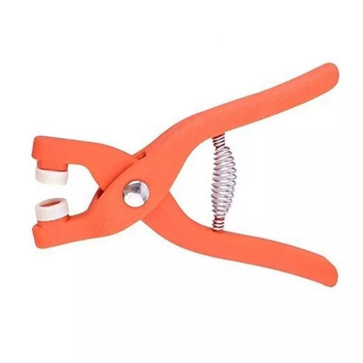 Set Cleste Pentru Capsat SIKS, Capse si Cutie Pentru Depozitare Incluse, Portocaliu