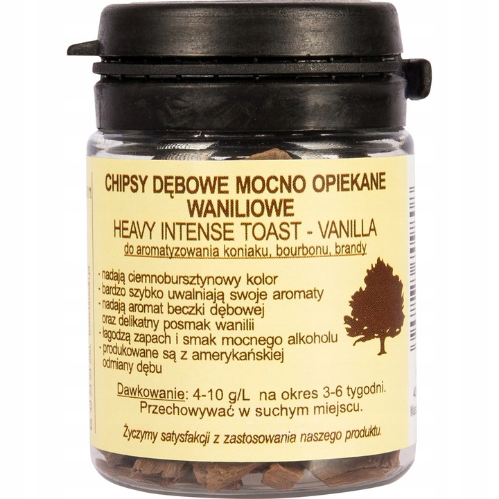 Produse aromatizare bauturi spirtoase, Browin, Fulgi de stejar, 20g, Maro