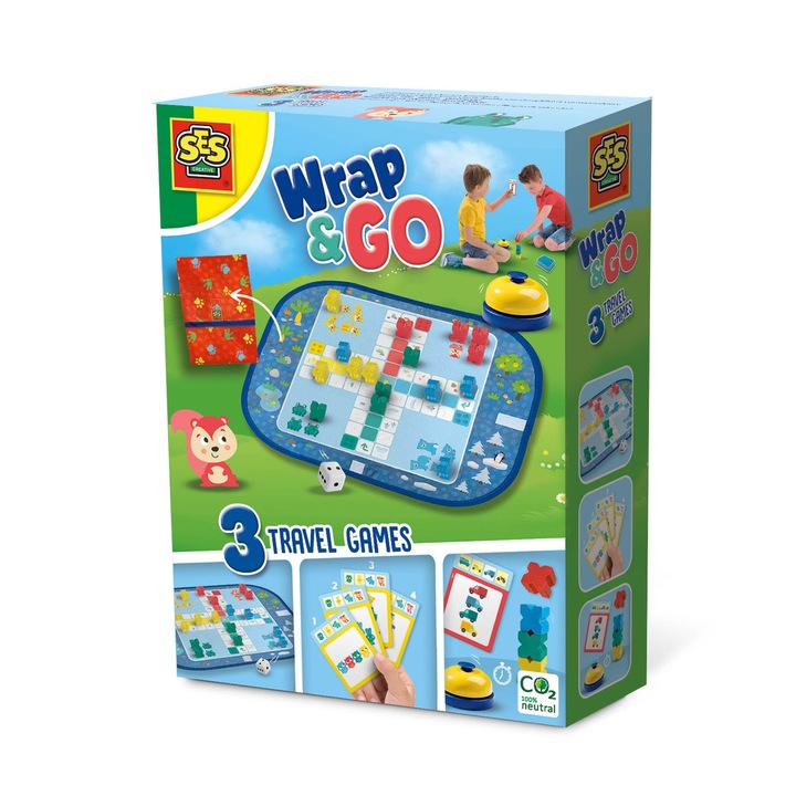 Joc de calatorie Wrap & Go, Ludo, Quartet, Blocuri de viteza