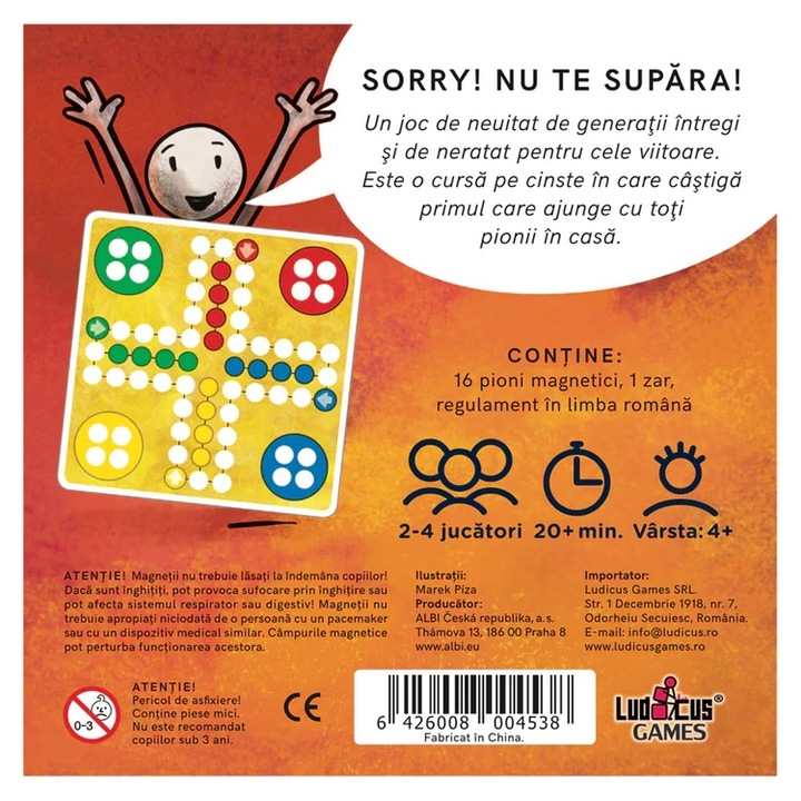 Joc Magnetic - Sorry! Nu te Supara