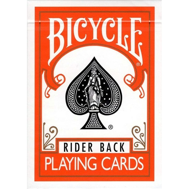 Carti de joc Bicycle Rider Back Orange