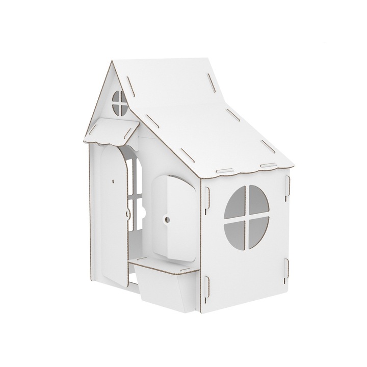 Casuta din carton de pictat si colorat, PROVENCE Cabana, 1250x960x805 mm