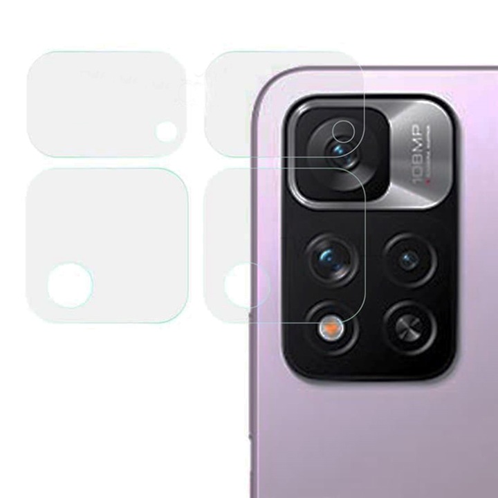 Защитно фолио за камера Xiaomi Redmi Note 11 Pro Plus 5G, в черен цвят