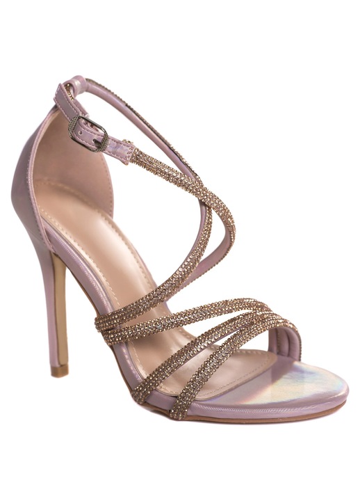 Sandale dama, Moda Stil, Milania, Piele ecologica, Roz
