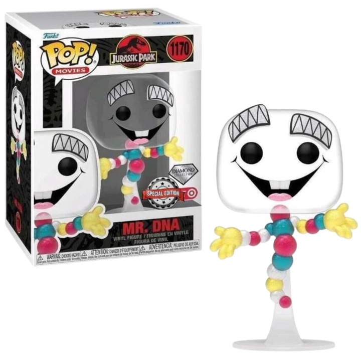 Funko POP! Movies: Jurassic Park - Mr. DNA (Diamond Collection) figura #1170