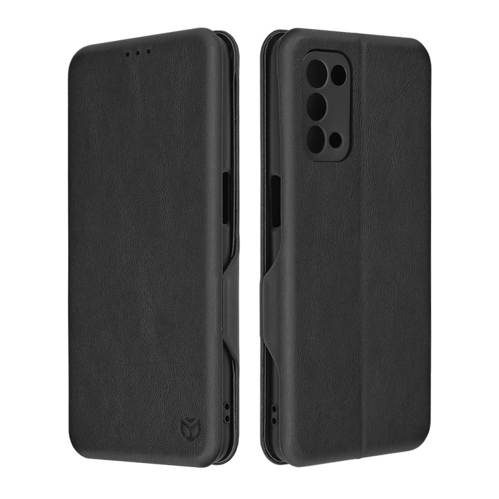 Калъф за Oppo A54 5G/A74 5G/OnePlus Nord N200 5G Techsuit Safe Wallet Plus, черен