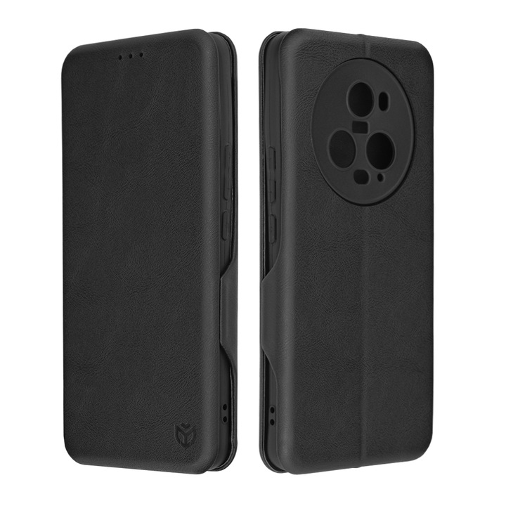 Husa Cu Grad Ridicat de Protectie pentru Honor Magic5 Pro Techsuit Safe Wallet Plus, AIR Protect, Intense Dark