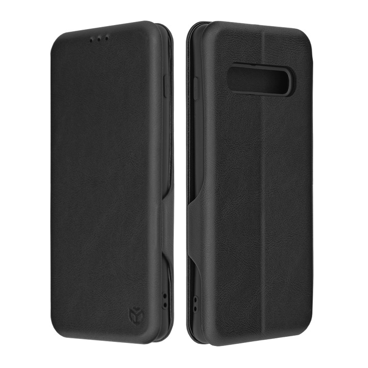 Калъф за Samsung Galaxy S10 Plus Techsuit Safe Wallet Plus, черен