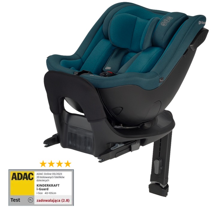 KinderKraft столче за кола I-GUARD Harbor Blue KCIGUA00BLU0000