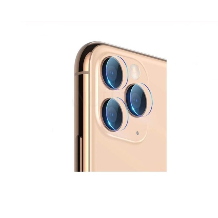 Prémium biztonsági üvegvédelem iPhone 12 Pro kamerához, 9H keménység, teljesen átlátszó
