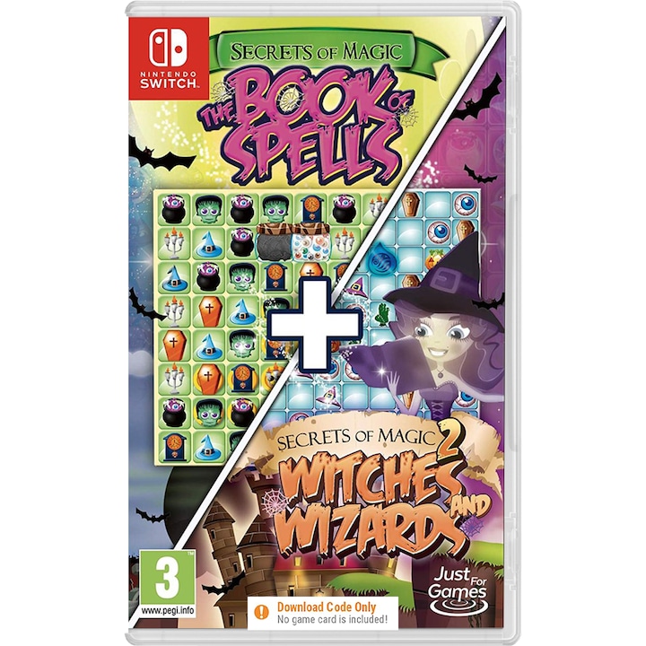 ΠΠ³ΡΠ° GREEN SAUCE GAMES Secrets Of Magic 1 & 2 (code In A Box), Π·Π° Nintendo Switch