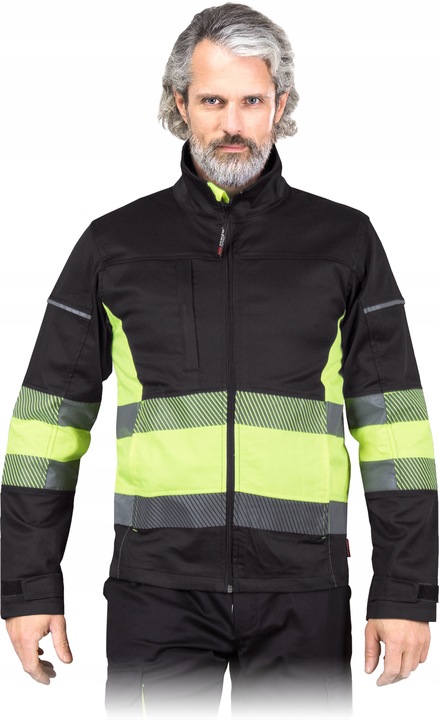 Geaca de lucru elastica barbati, BAX-J_BYS, REIS, Negru, s. S