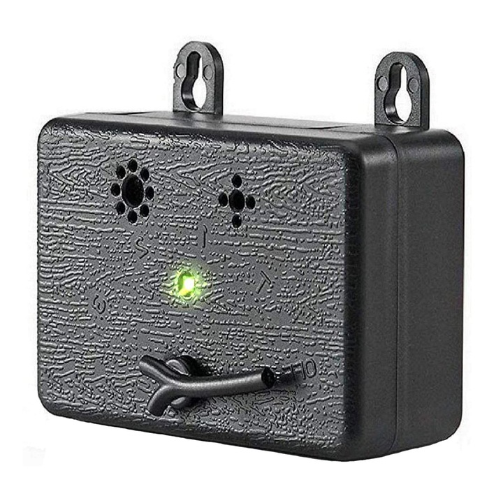 Ултразвуков уред против лай, 3 степени на интензитет, Черен