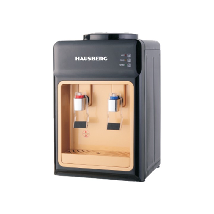 Hausberg HB-6026 vízadagoló, Fűtés, 550W, Hűtés, 80W, 2.0L/h, Fekete