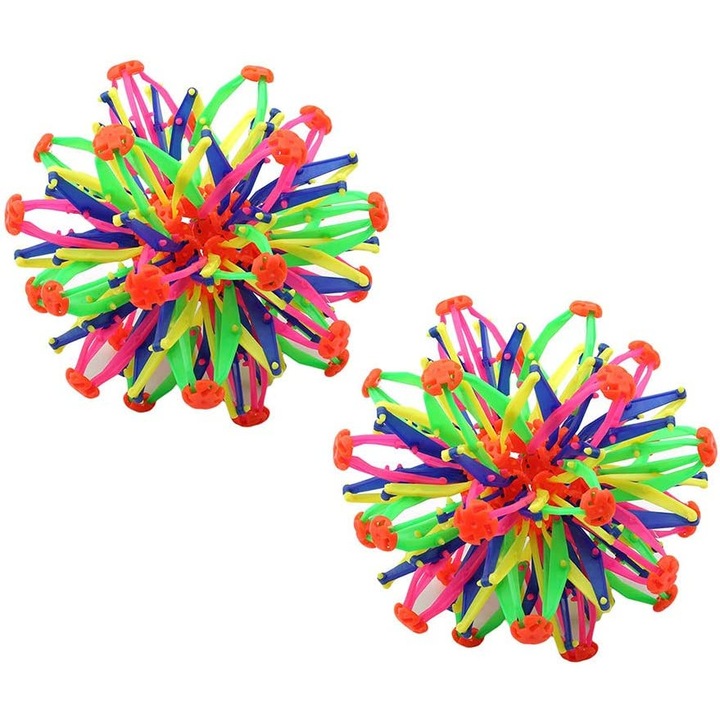 2 db bővíthető golyós készlet, Műanyag, Többszínű