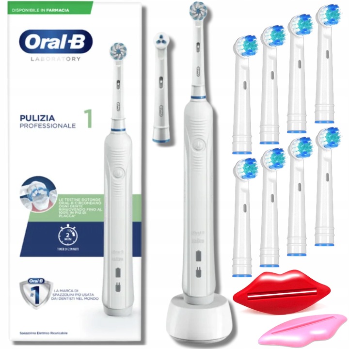 Elektromos fogkefe készlet/tartozékok, Oral-B, Fehér