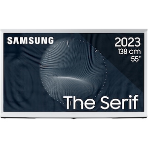 Televizor Lifestyle Samsung The Serif QLED 55LS01BG, 138 cm, Smart, 4K Ultra HD, 100 hz, Clasa G (Model 2023)