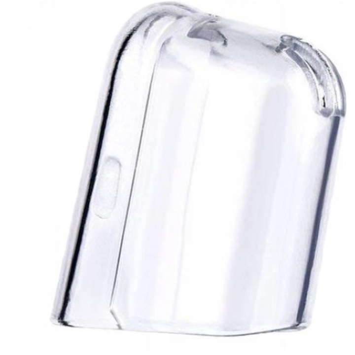 Capac protectie varf periuta de dinti electrica, Compatibil cu periute de dinti Philips, Transparent