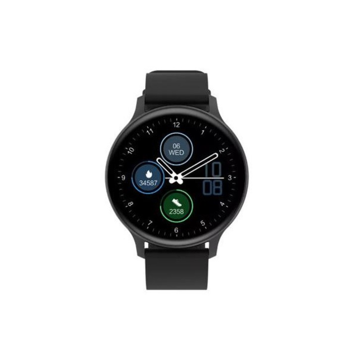 Смарт часовник Canyon Badian SW-68, дисплей TFT 1.28", Bluetooth, водоустойчив IP68, Android/iOS черен