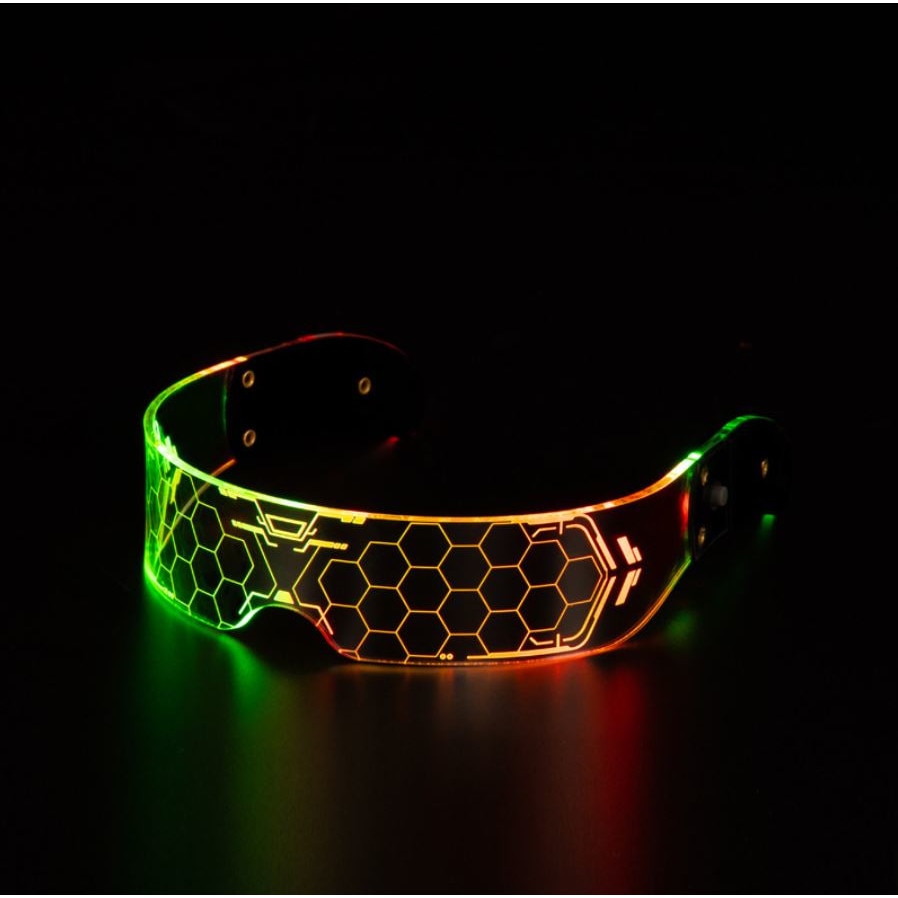 Ochelari LED cu 7 culori si 4 moduri de iluminat - eMAG.ro