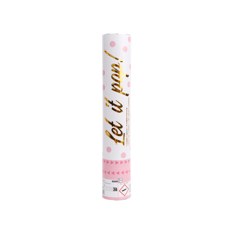 Tun de confetti roz 28 cm gender reveal, Amscan 9916469 eMAG.ro