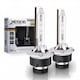 Set 2 Becuri Xenon D2S, AutoREY®, Bec D2S Auto cu Soclu Metalic, Tehnologie Quick Start, Lumina Alb Rece 6000K, Compatibil pentru Faza Lunga si Faza Scurta, Bec Auto de Inalta Performanta, BecurI Auto Durabile cu Iluminare Puternica pentru Faruri