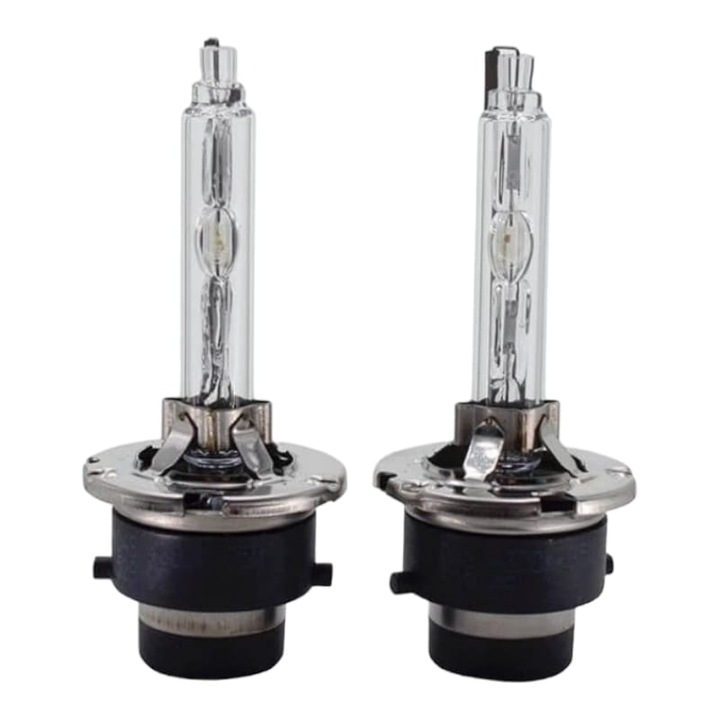 Set 2 Becuri Xenon D2S AutoREY® Premium, 35W, Soclu Metalic Quick Start, Lumina Alb Rece 6000K, +50% Luminozitate, Durata 50.000 Ore, Consum Redus, Tehnologie HID, Imbunatatirea Vizibilitatii, Instalare Usoara
