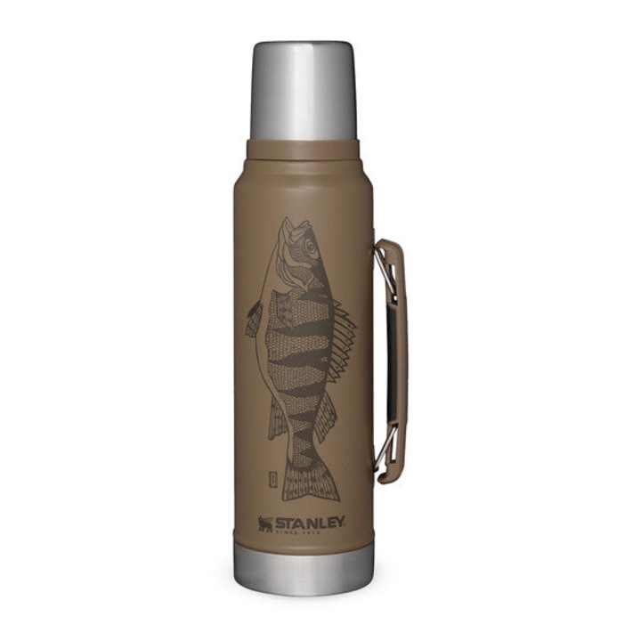 Tермос Stanley, Legendary Classic, 1 л, 10-08266-054, Бежов, Fish pattern