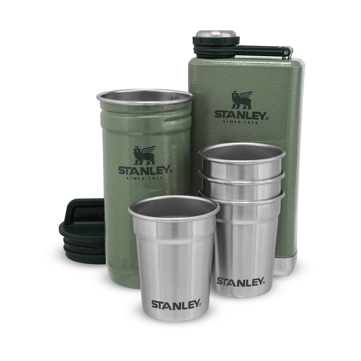 Set Pahare de Shot Stanley cu Butelca, 10-01883-034, verde