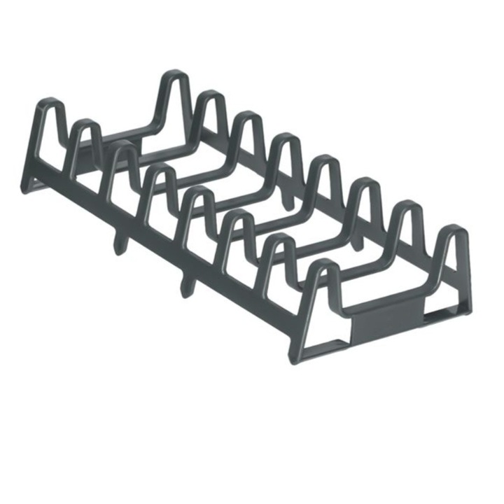 Uscator de vase, plastic, gri, 29 x 14 cm