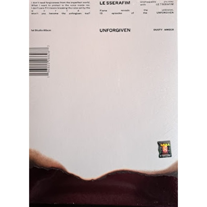 Le Sserafim - 'Unforgiven' Dusty Amber - CD