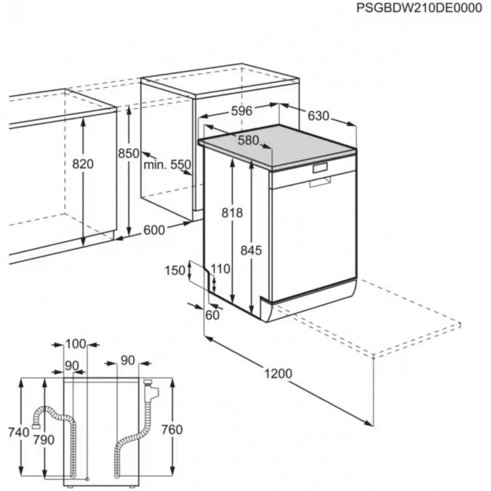 Masina De Spalat Vase Electrolux ESA47301SX 13 Seturi 8 Programe Masina De Spalat Vase Electrolux ESA47301SX 13 Seturi 8 Programe