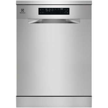 Masina de spalat vase Electrolux ESA47301SX, 13 seturi, 8 programe, Afisaj digital, Clasa D, Motor inverter, 60 cm, Inox