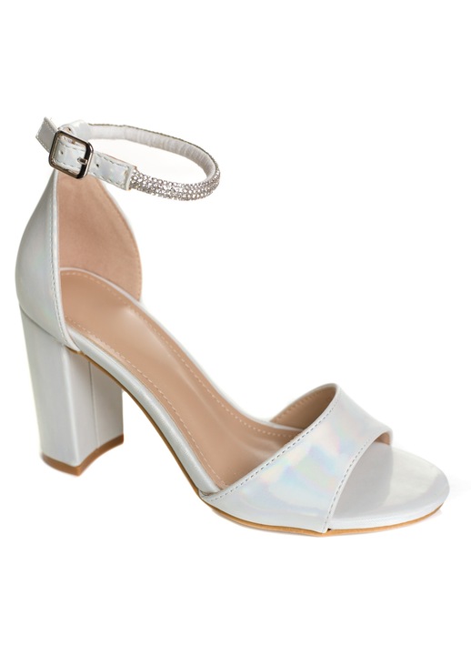 Sandale dama, Moda Stil, Moga, Piele ecologica, Alb