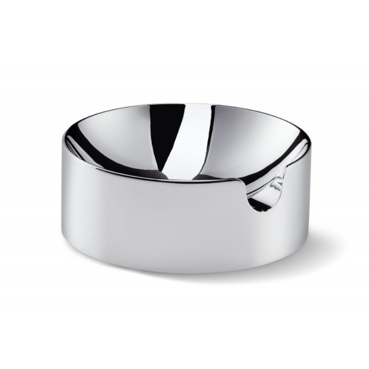 Scrumiera, Philippi, Diametru 13.5cm, Inox, Argintiu