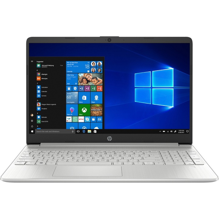 Laptop 15, HP, Full HD, AMD Ryzen 7 5825U, 16 GB, 1 TB SSD, 15,6 hüvelykes, ezüst