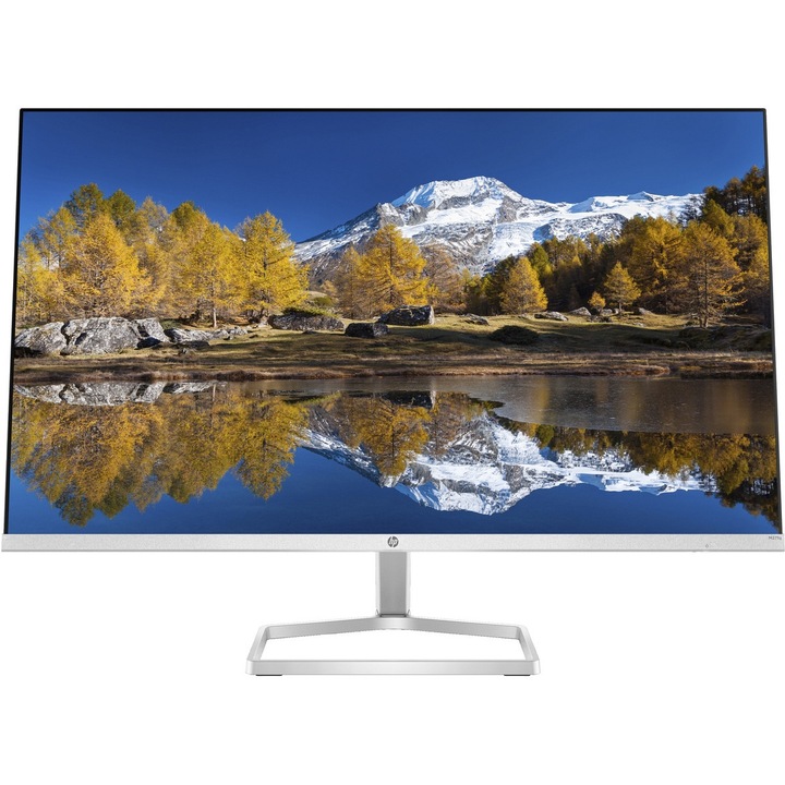 Monitor HP M27fq, QHD, IPS, 27", 2560x1440, 75 Hz, HDMI/DisplayPort, ezüst/sötétszürke