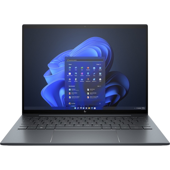 HP Elite Dragonfly laptop, 13.3" WUXGA+ érintőképernyő, Intel Core i7-1255U, 16 GB, 512 GB SSD, Intel Iris X Graphics, Windows 11 Pro, Nemzetközi billentyűzet, fekete