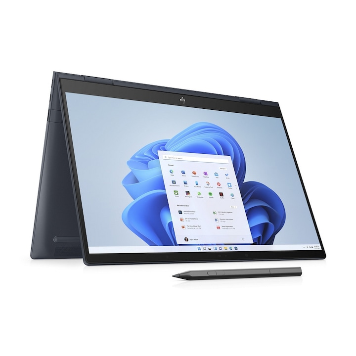 Комплект лаптоп 2 в 1 с Active Pen, HP, i7-1250U, 16 GB, 29.83 x 21.49 x 1.61 cm, черен