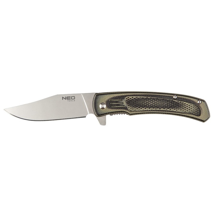 Neo Tools kés, 17,5 cm, rozsdamentes acél/műanyag, fekete/bézs