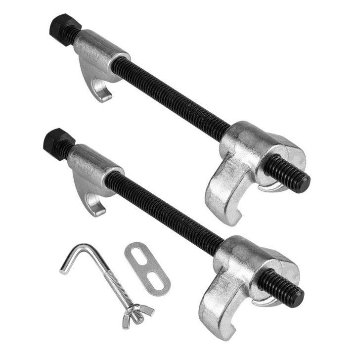 Автомобилна пружинна преса, Neo Tools, 9,3 x 7 x 31 см, Сребристо/Черно, 2 броя