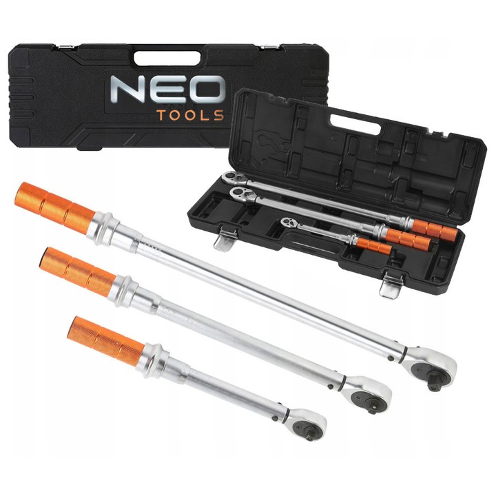 Set chei dinamometrice 1/4", 3/8", 1/2" 3 buc