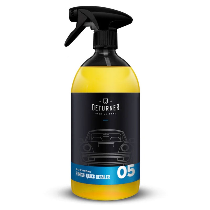 Deturner Finish Quick Detailer 1L - produs pentru ingrijirea lacului auto, elimina urmele de apa, usor de aplicat