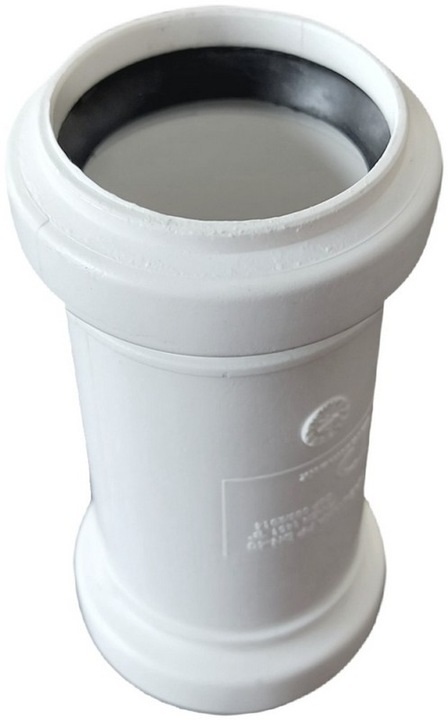 Csőhüvely, UN, polipropilén, fehér