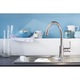 Baterie bucatarie Grohe BauLoop, monocomanda, 3/8'', cartus ceramic, pipa inalta, pivotanta 360, aerator, Crom